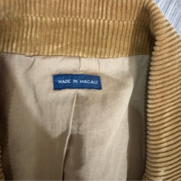 Vtg Polo Ralph Lauren Brown Corduroy Sport Coat Blazer Mens XL Preppy Cotton - Picture 13 of 16